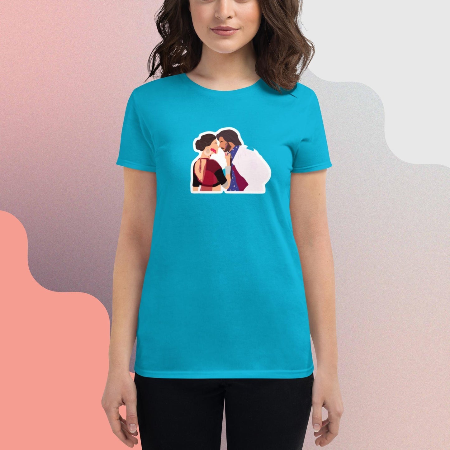 Bollywood Ram Leela Women's short sleeve t-shirt graphic tshirt - The Bolly Matrix