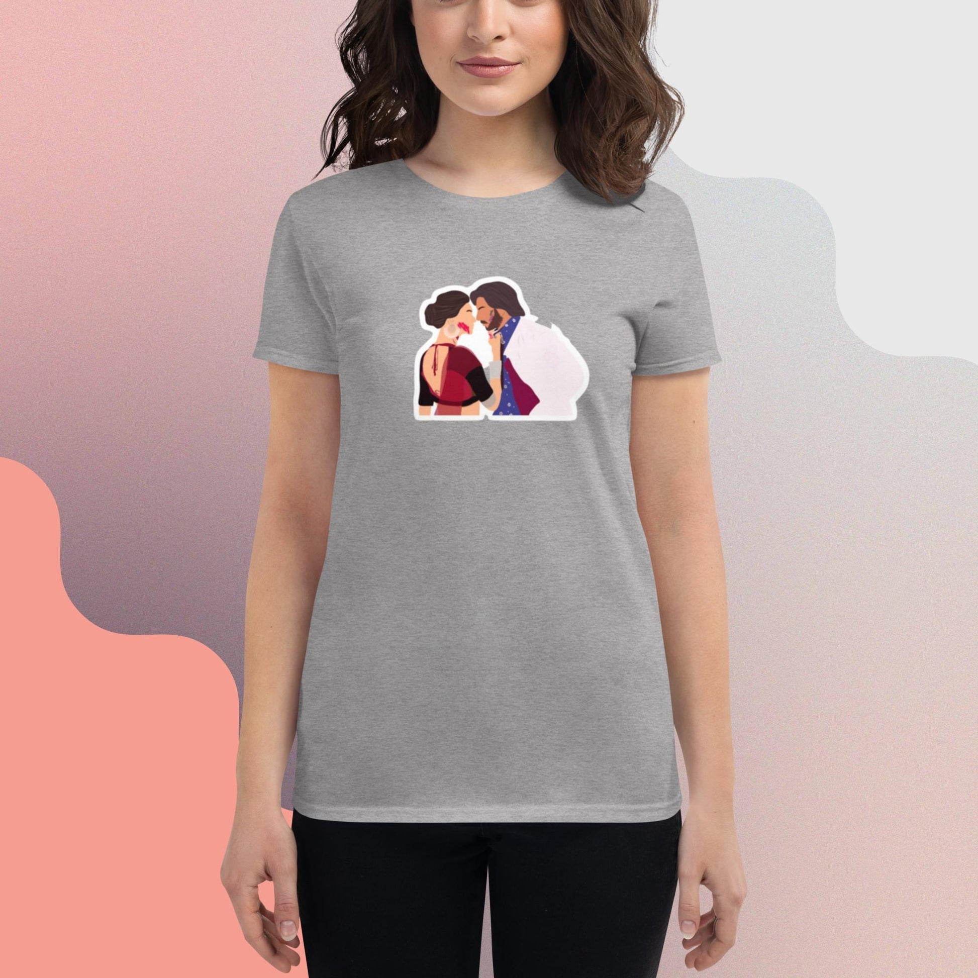Bollywood Ram Leela Women's short sleeve t-shirt graphic tshirt - The Bolly Matrix