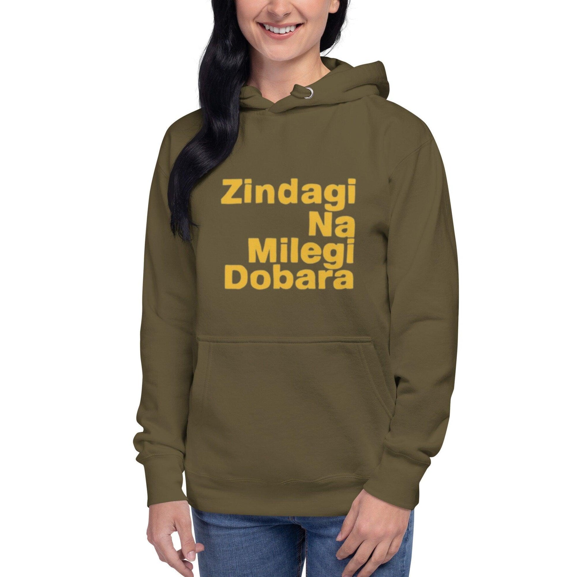 Unisex Hoodie -Zindagi na milegi dobara - Women hoodie bollywood